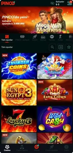 Pinco Casino Aviator uygulamasını indir