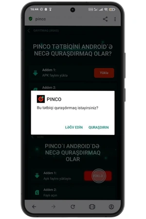 android ucun pinco casino proqrami