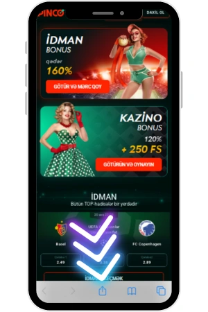 iOS da pinco tetbiqini nece qurashdirmaq olar