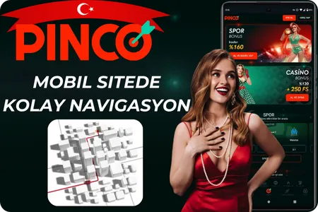 Mobil Sitede Kolay Navigasyon Pinco