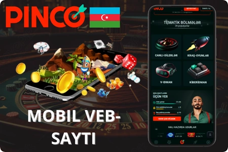Pinco mobil veb-saytı