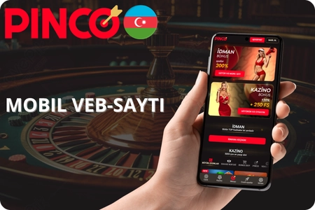 Pinco mobil veb-saytı