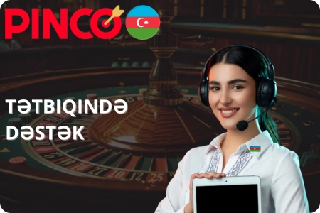 Pinco tətbiqində dəstək